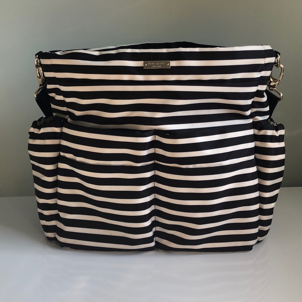 Kate Spade striped diaper bag